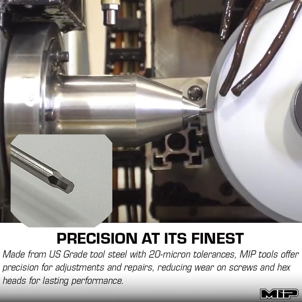 US-grade steel tips delivering high-precision turns