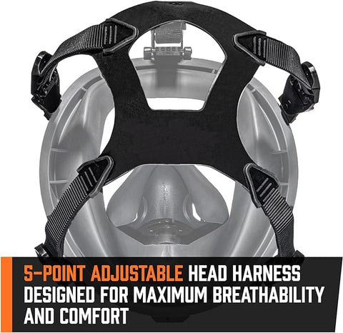 MIRA Safety CM-I01 five-point harness ensures secure, comfortable fit.