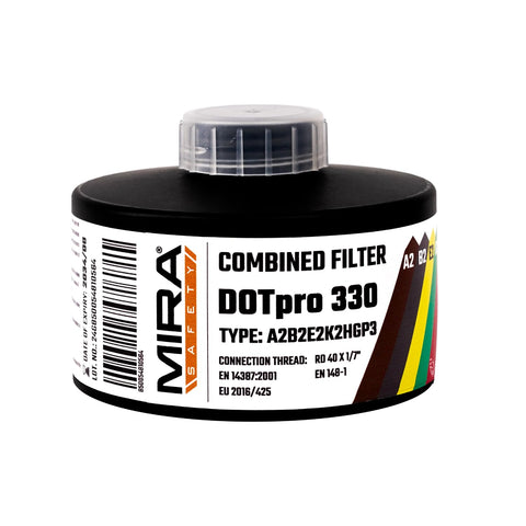 MIRA Safety DotPro 330 shelf life of 10 years supports preparedness plans.