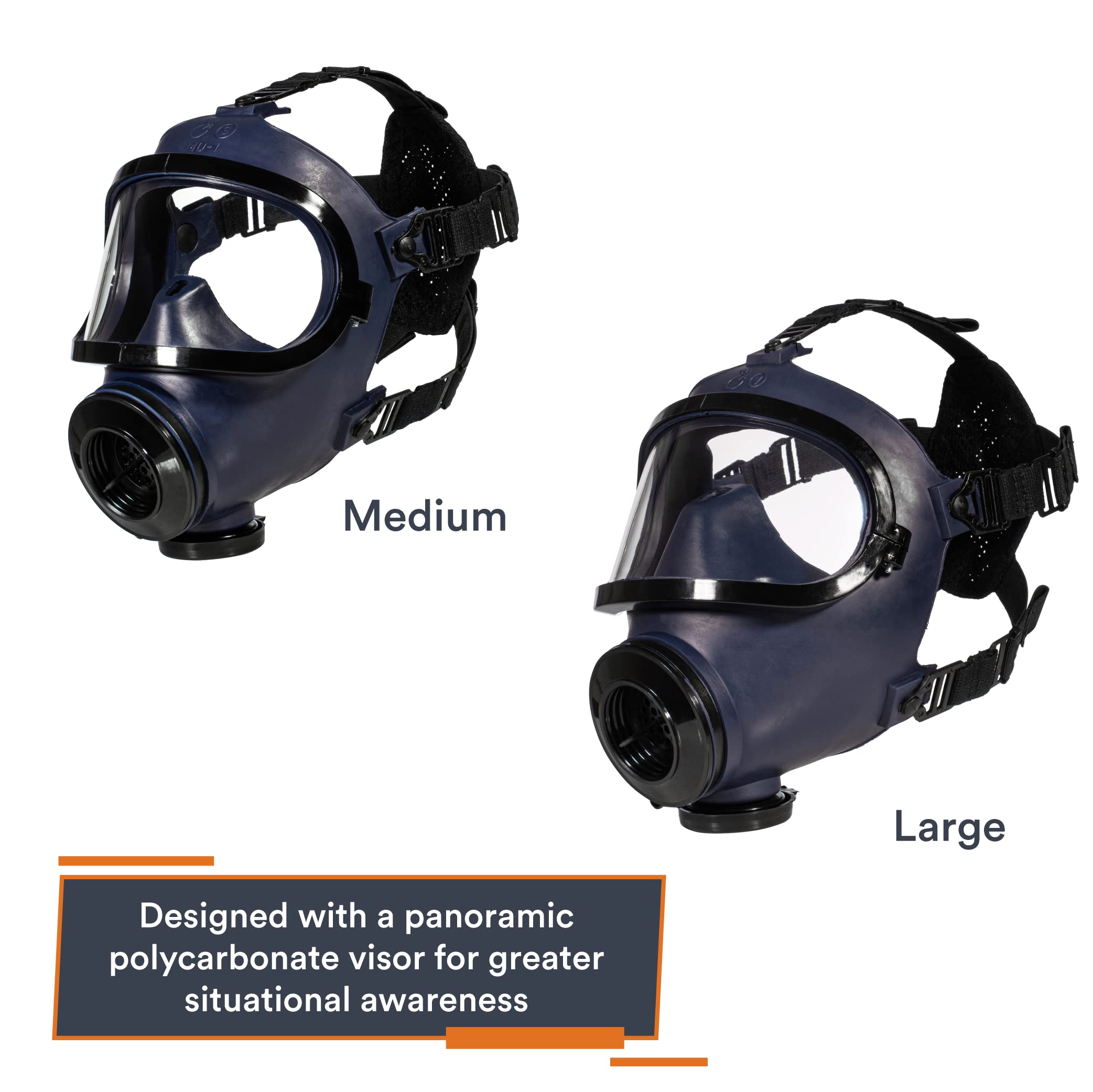 MIRA Safety Kids Mask compact profile for easy packing and daily use.