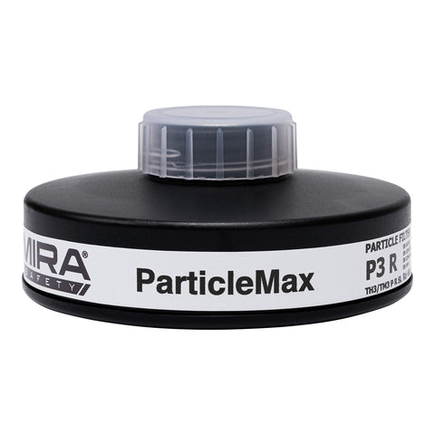 MIRA Safety ParticleMax 40mm filter with gas mask for reliable particulate protection.