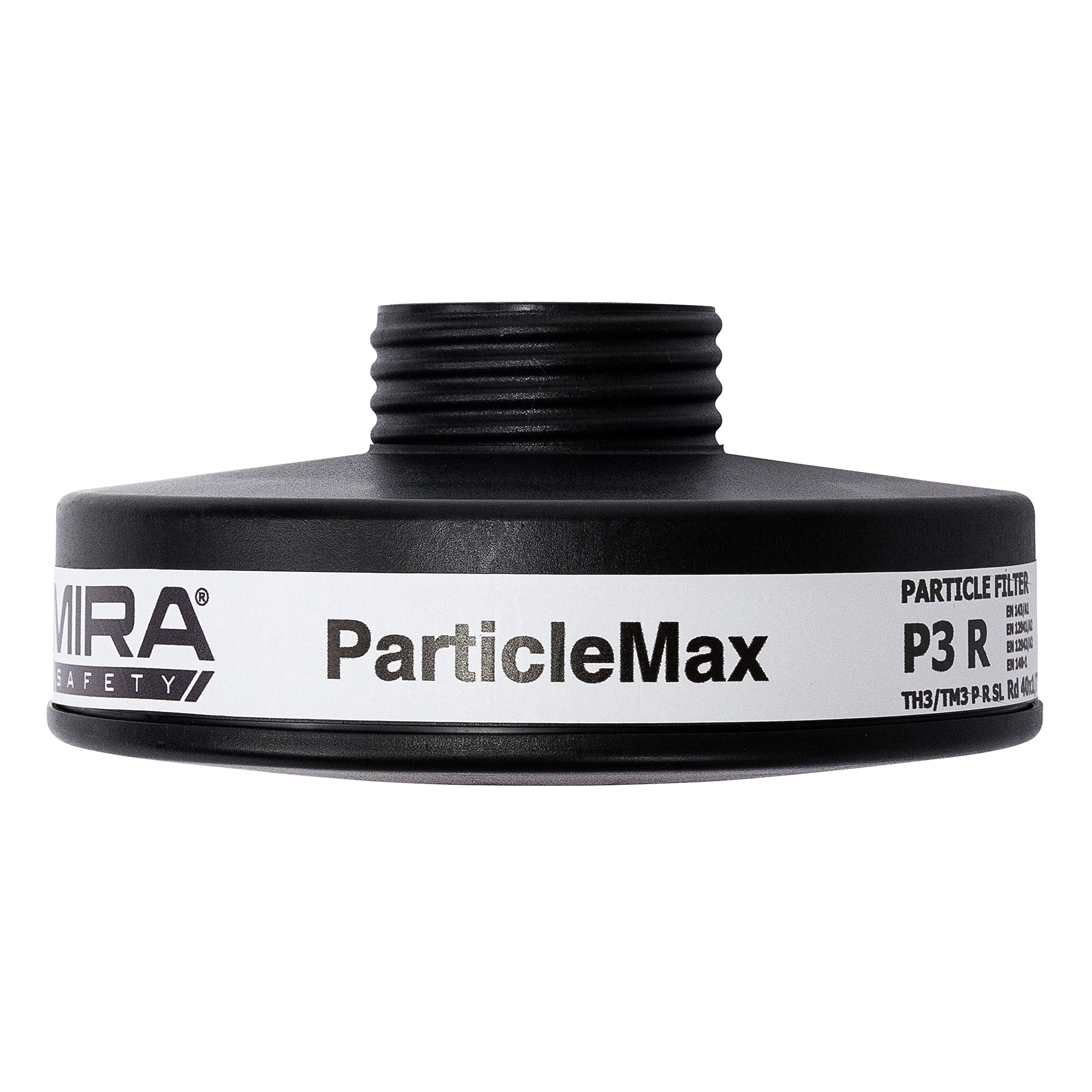 MIRA Safety ULPA 40mm filter delivers ultra-high particulate capture.