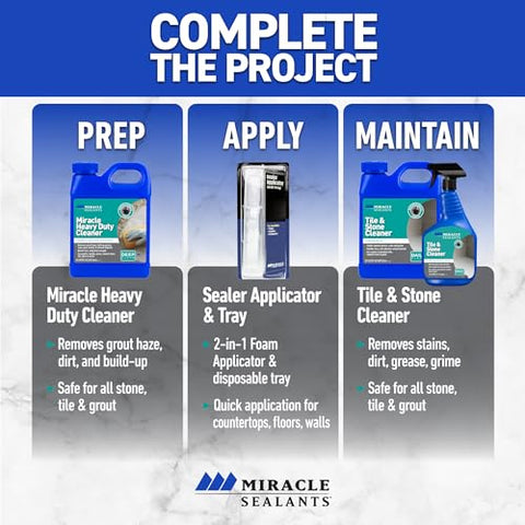 Miracle Sealants 511 Impregnator UV transparent formula protects surfaces.