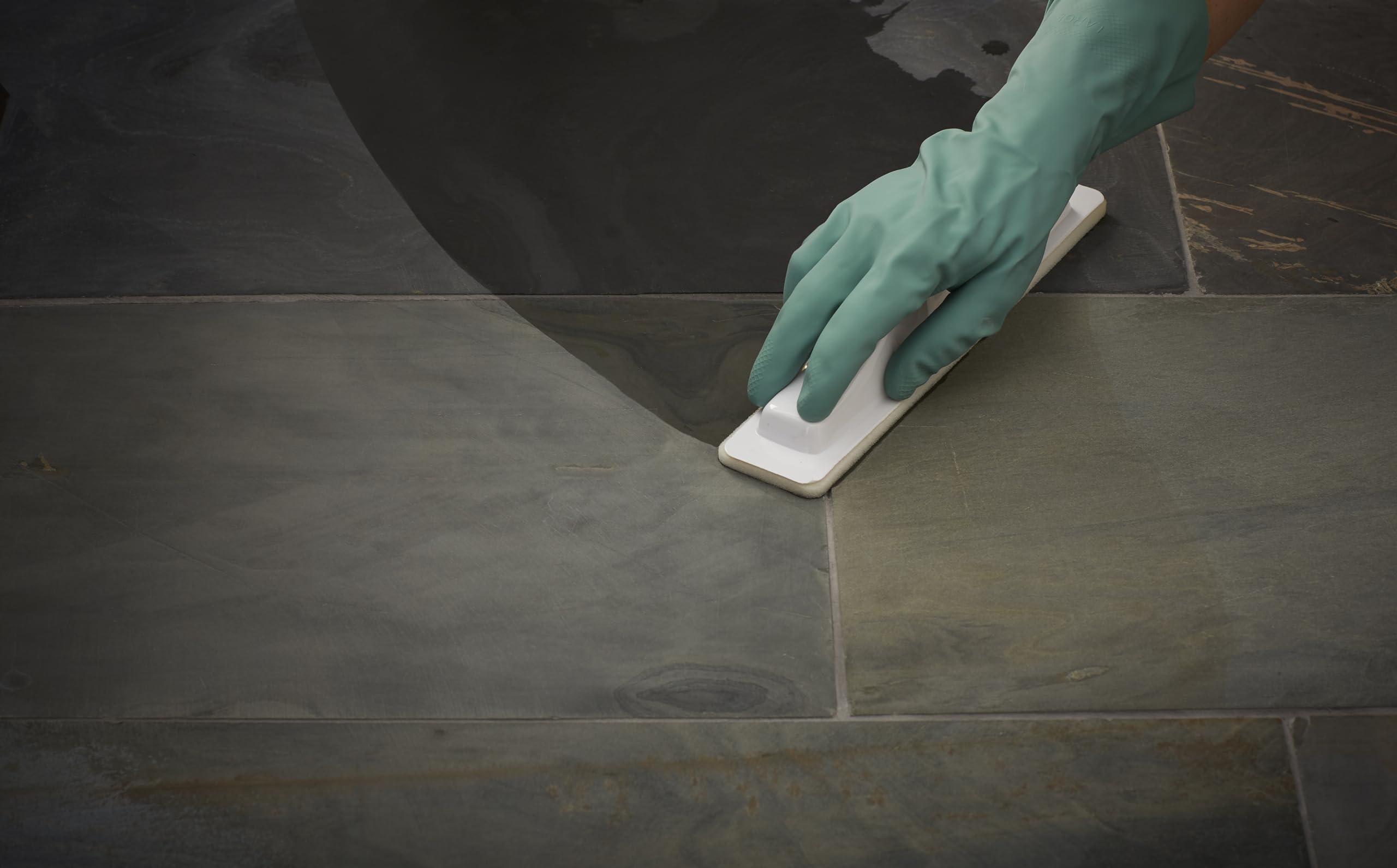 Miracle Sealants 511 Seal and Enhance before after comparison shows reviving worn stone