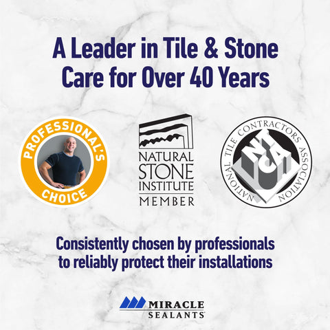Miracle Sealants Tile & Stone Cleaner exterior surface cleaning supports maintenance.