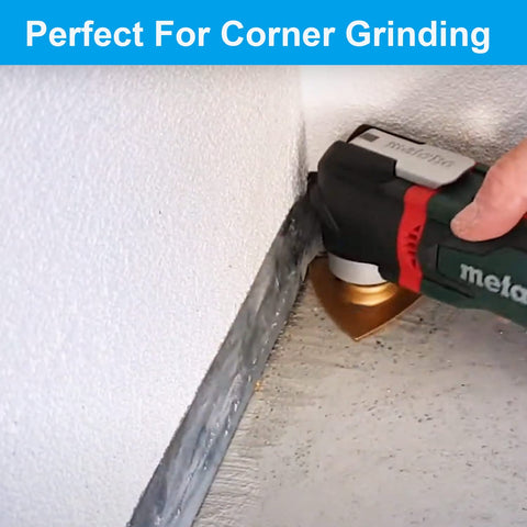 MiraShine concrete masonry removal blade in action for rough surfaces