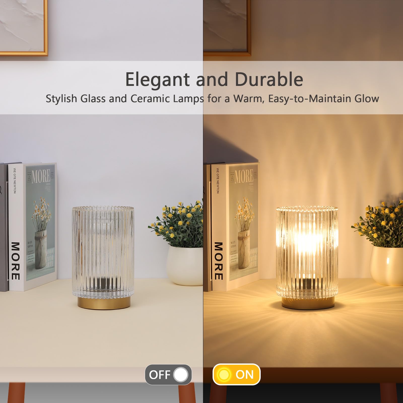 Mirasium lamp highlighting timer feature for scheduled lighting