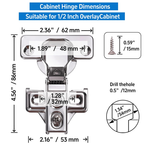 Mirdinner installation kit includes screws and repair plate for straightforward mounting