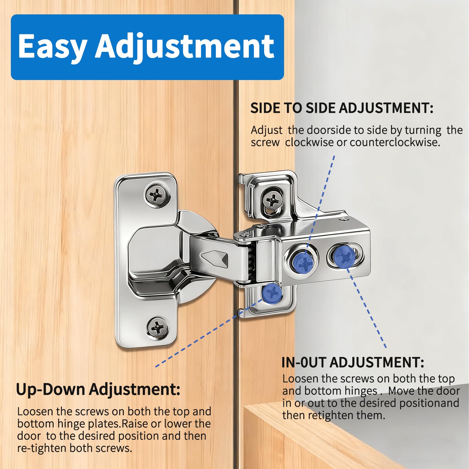 Mirdinner stainless steel cabinet hinge highlights durability and long lasting performance
