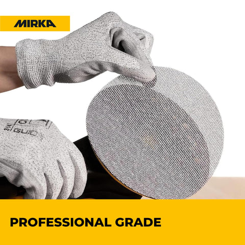 Mirka Abranet 6-Inch disc Premium finish craftsmanship delivers durable finishes.