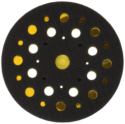 Mirka medium density foam on 5 inch pad supports even pressure