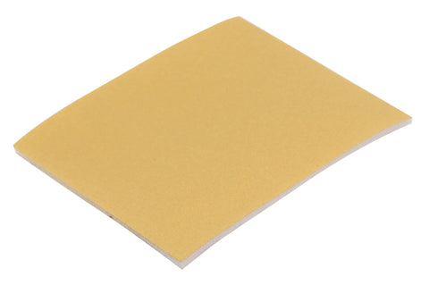 Mirka Goldflex pad with grip-friendly foam base for comfortable handling.