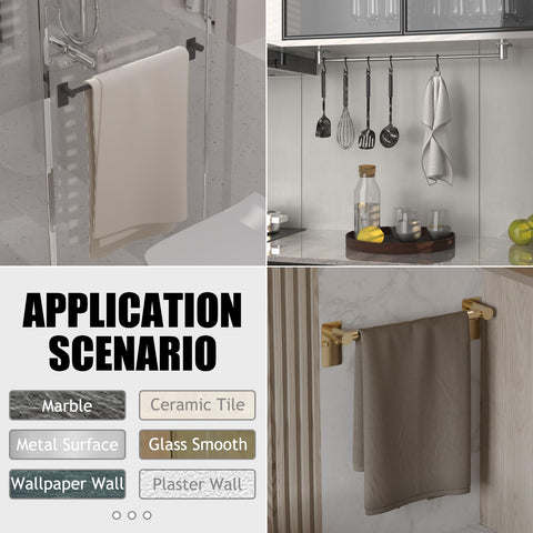 MIROAMZ Towel Bar durable in humid environments like bathroom or kitchen