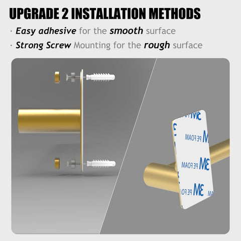 MIROAMZ Towel Bar wall mounted to save space and organize towels
