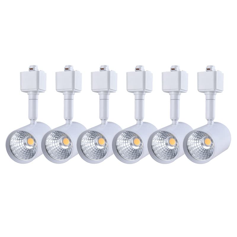 Mirrea 6-pack LED track heads for flexible accent lighting with even coverage