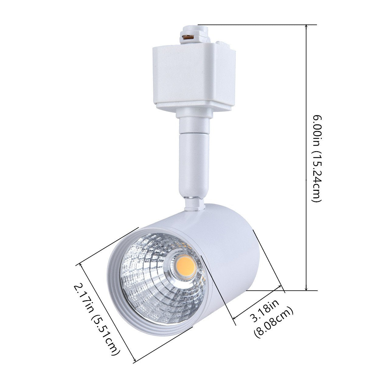 Mirrea 90° vertical rotation enables precise illumination angles
