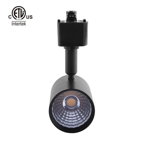 Mirrea dimmable track head with TRIAC compatibility for mood-adjustable task lighting.