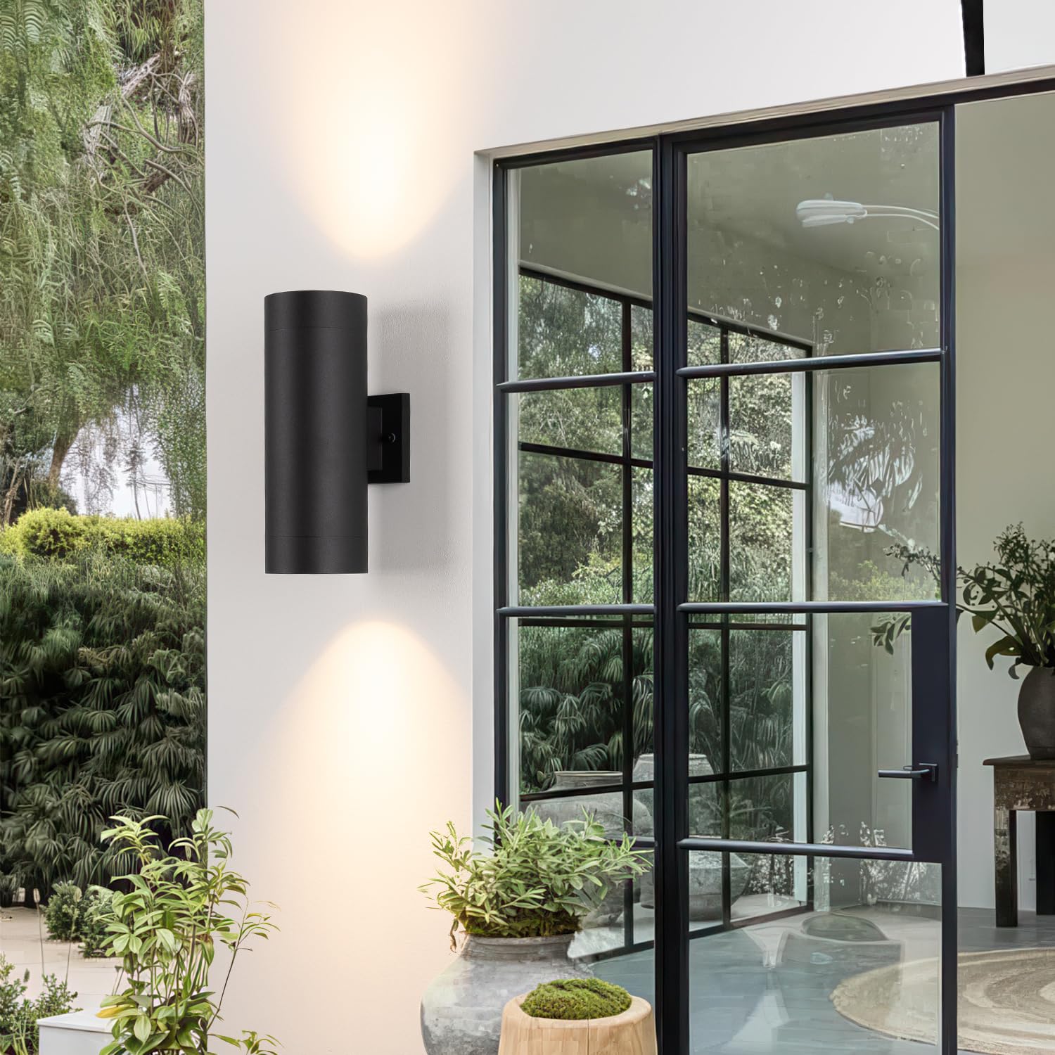 Two light set from Mirrea for balanced outdoor illumination