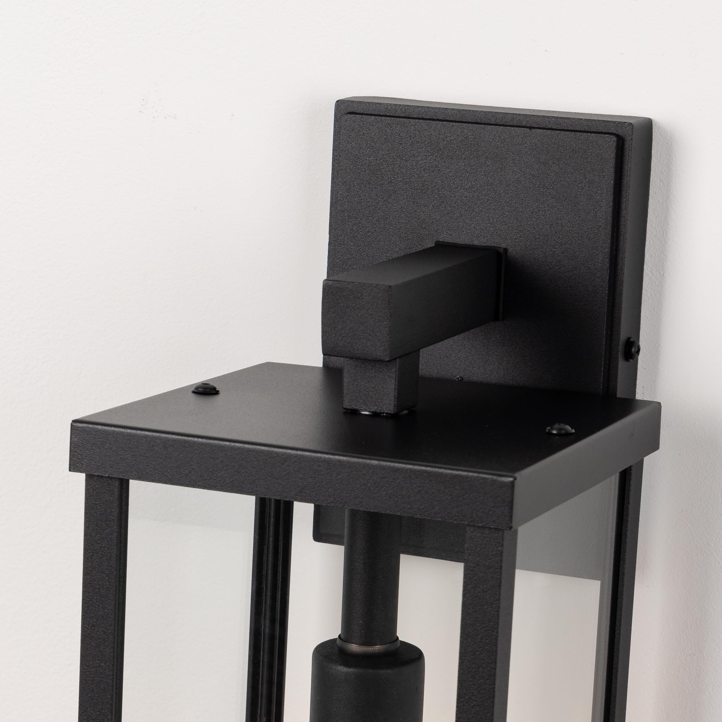 Mirrea rectangular matte black frame complements modern homes