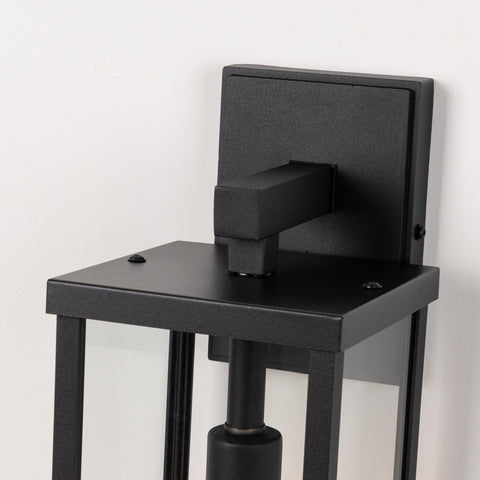 Mirrea rectangular matte black frame complements modern homes