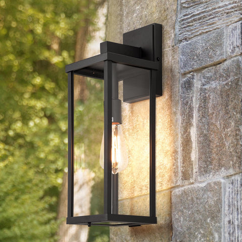Mirrea glass shade pre-assembled with mounting hardware for easy installation