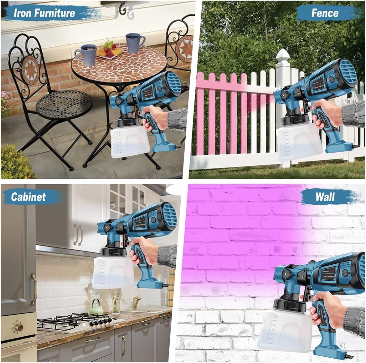 MirrorZone flow control knob allows dialing in paint flow for precision.