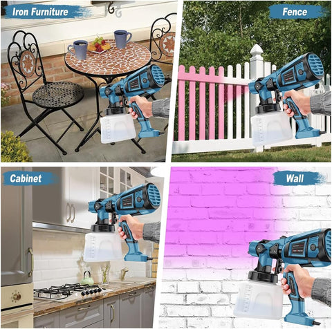 MirrorZone flow control knob allows dialing in paint flow for precision.