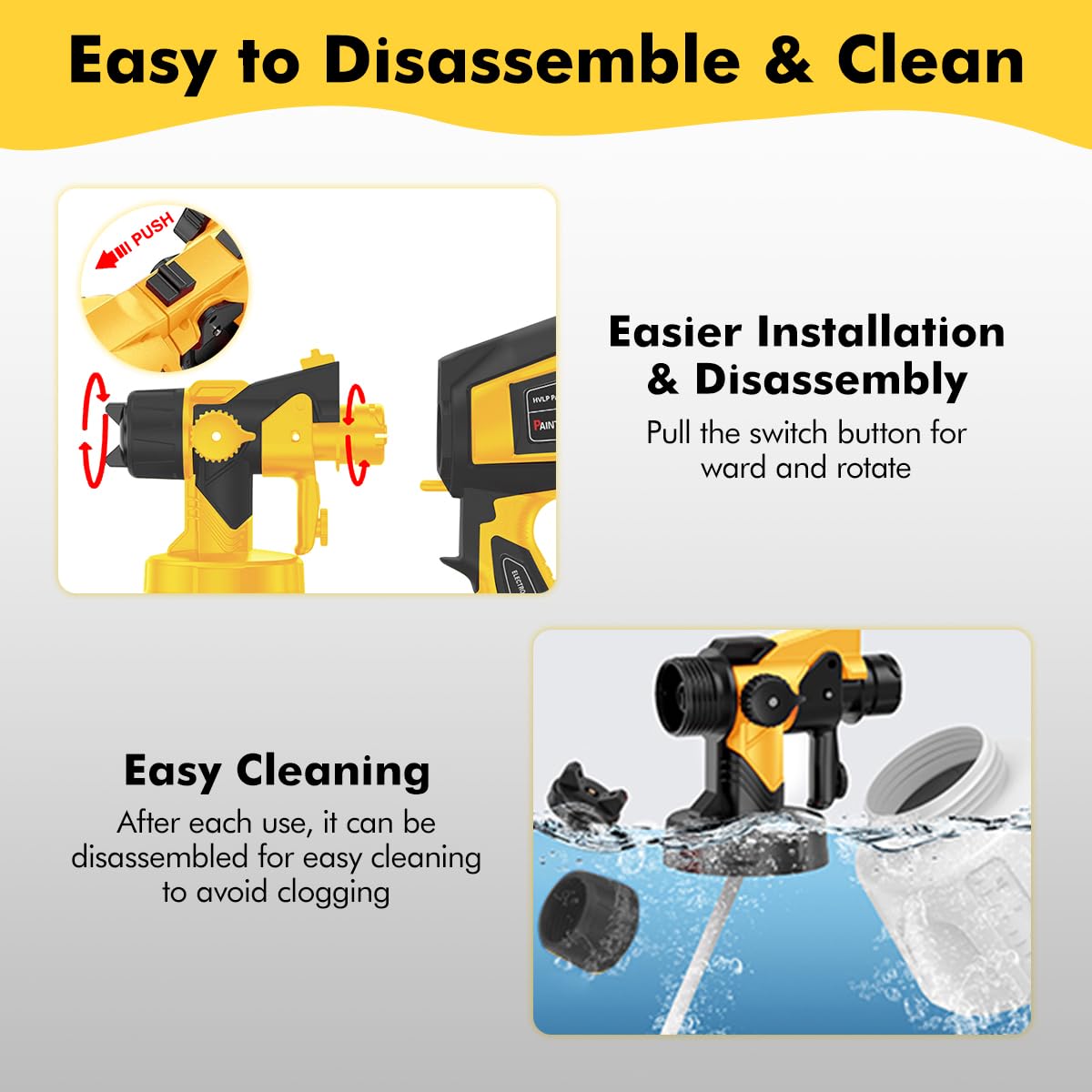MirrorZone 1000W sprayer safety features: fuse and insulation