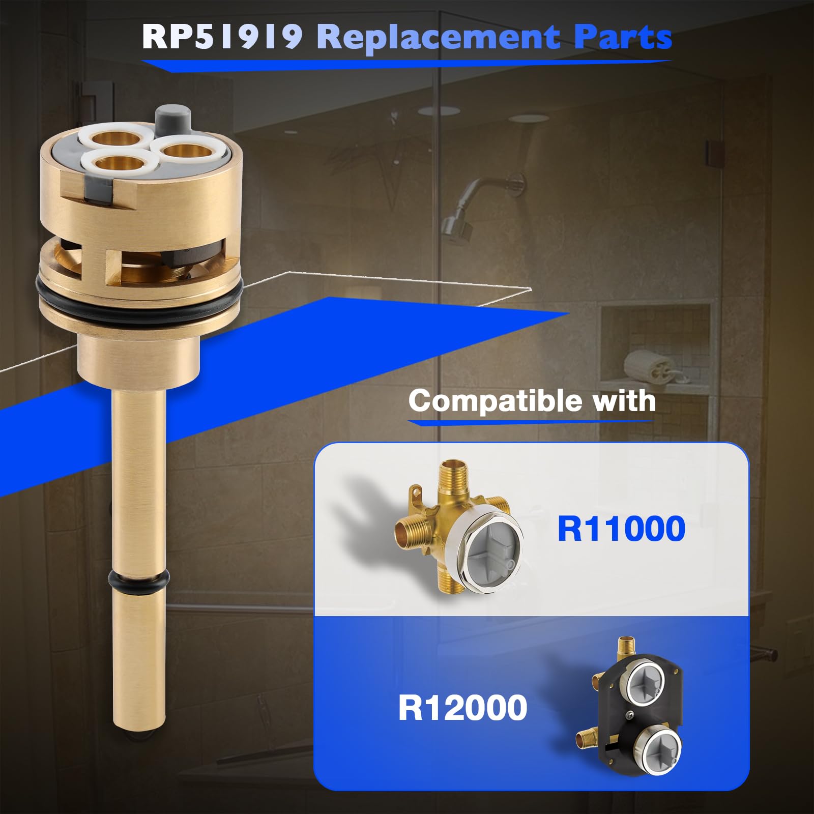 Misakomo Delta-fit R11000/R22000 for seamless shower diverter transition.