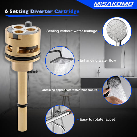 Misakomo installation handle step illustration for easy DIY replacement.