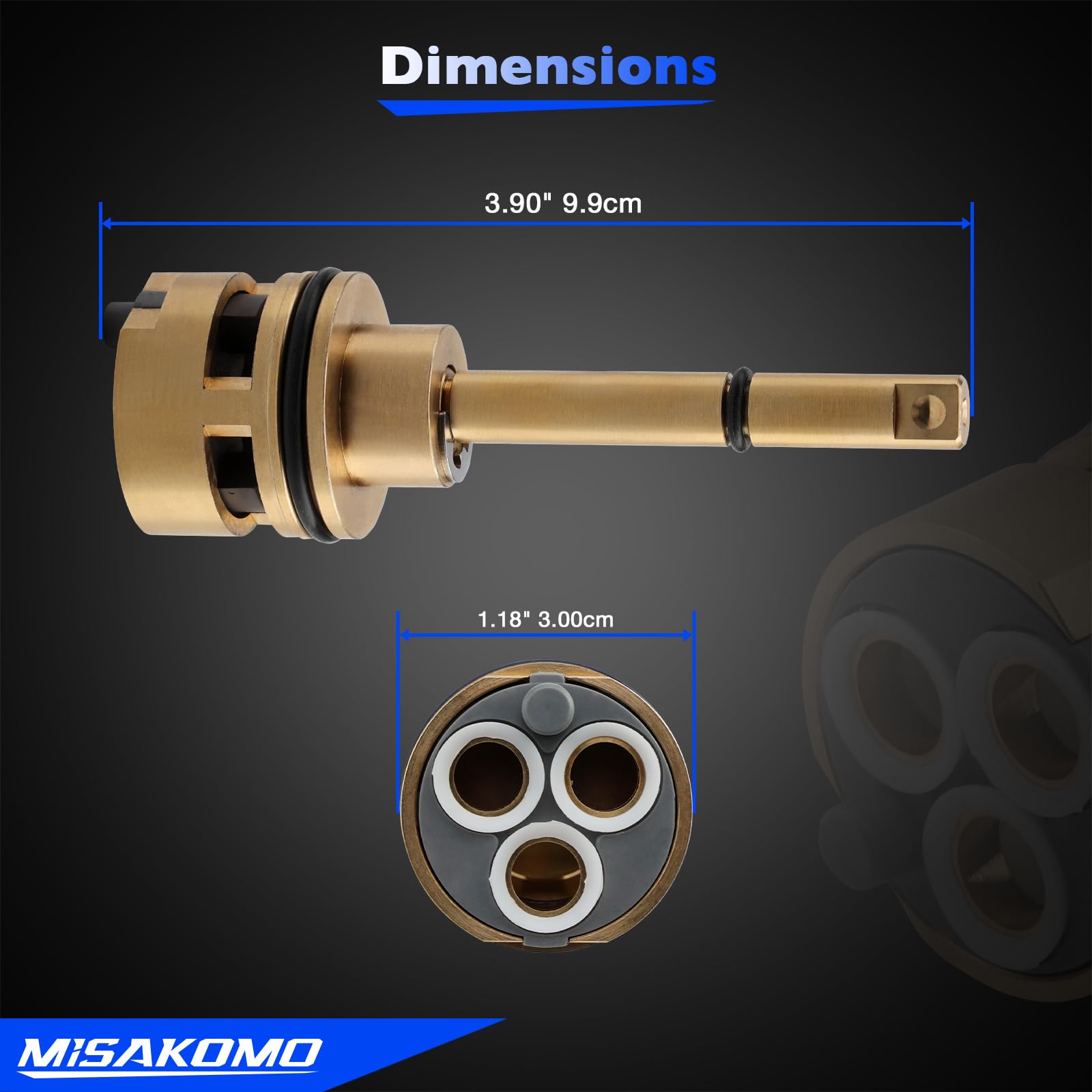 Misakomo water leakage test after installation ensures seal integrity.