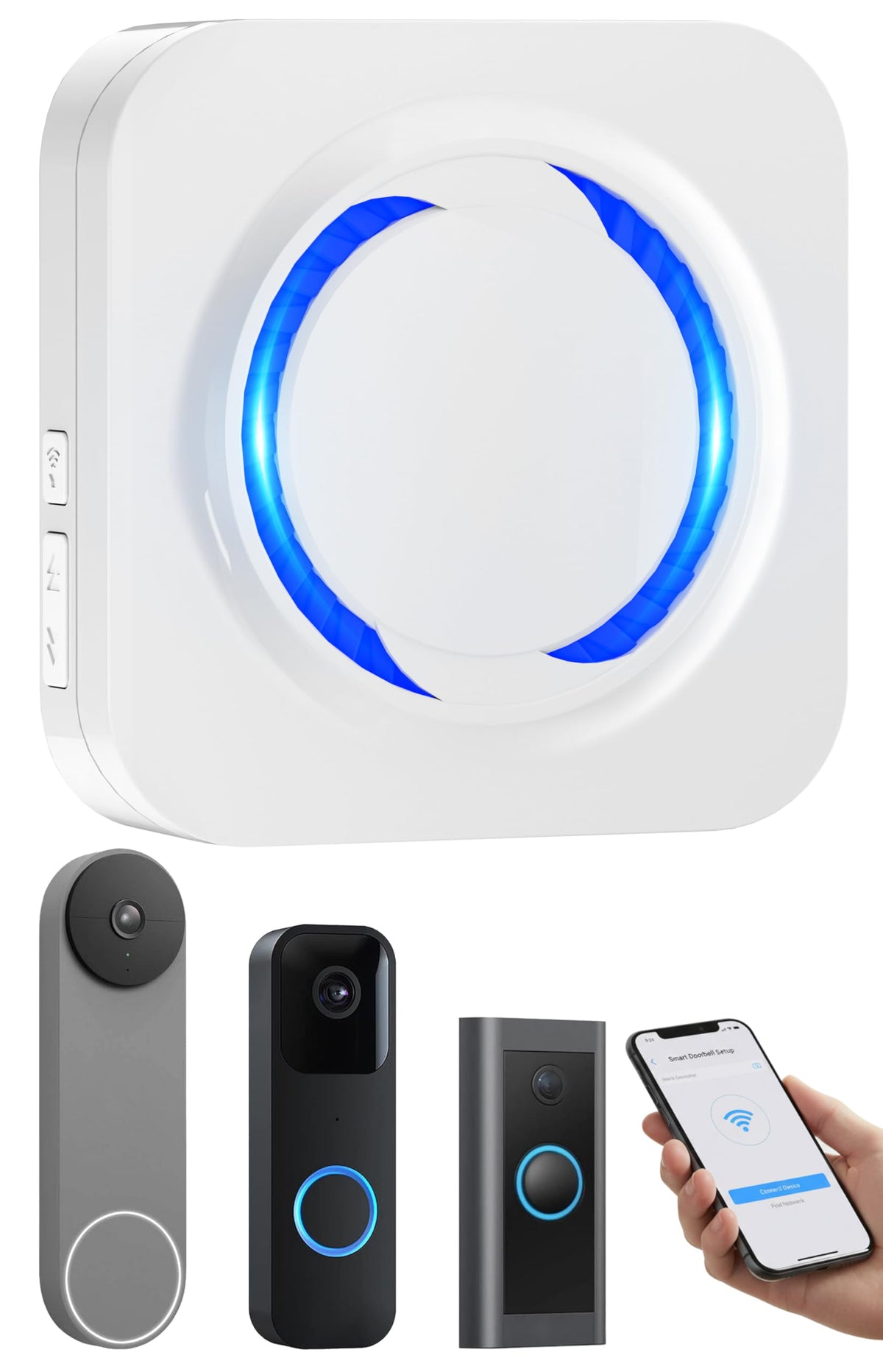 Misduococo Wi-Fi doorbell chime extender app setup for quick pairing.
