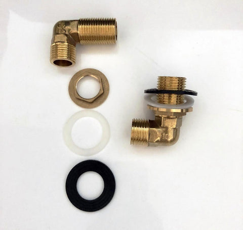MISSMIN packaged kit includes elbows, nuts, and washers for complete prep-area installation