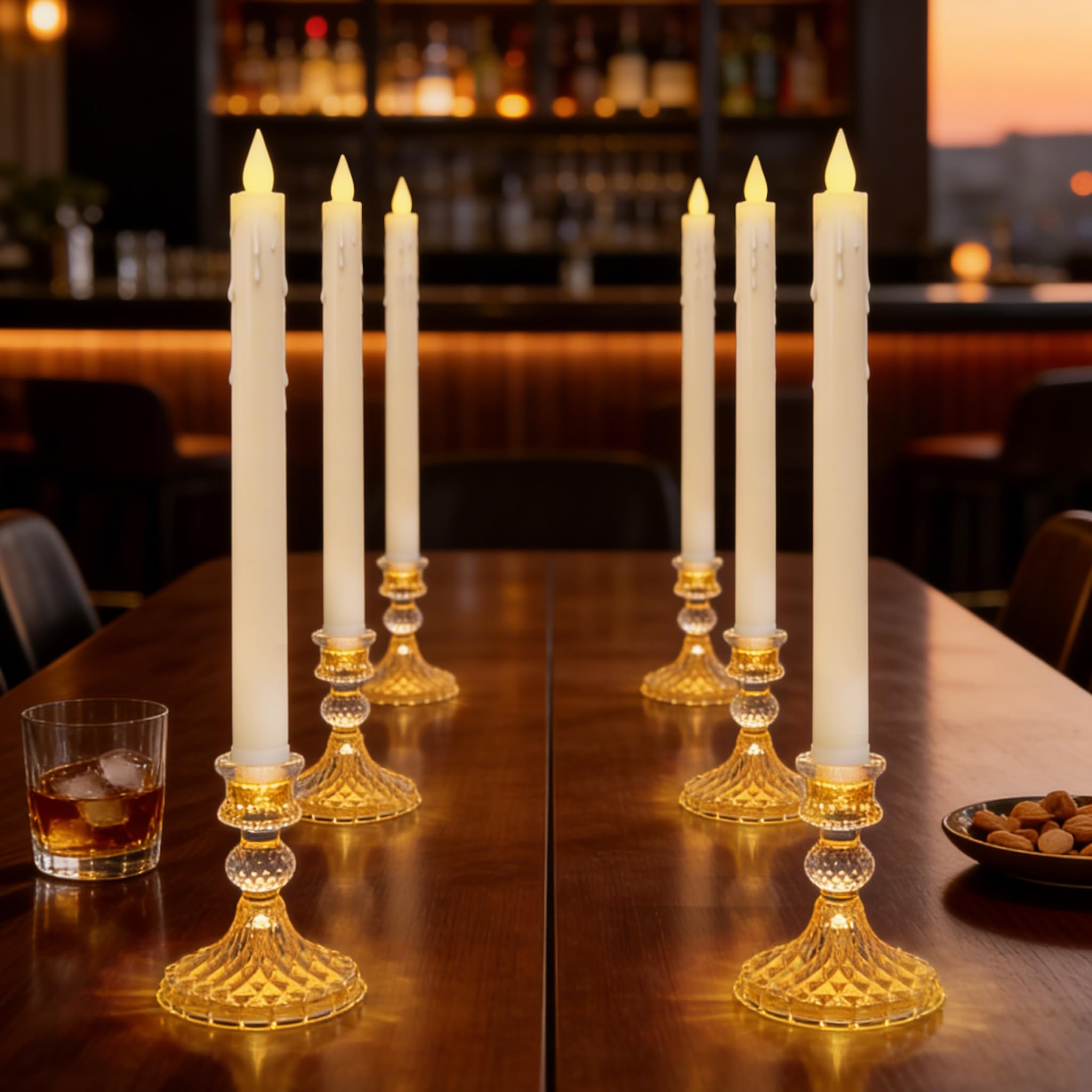 MISSTIME flameless LEDs provide safe, smoke-free lighting for homes.