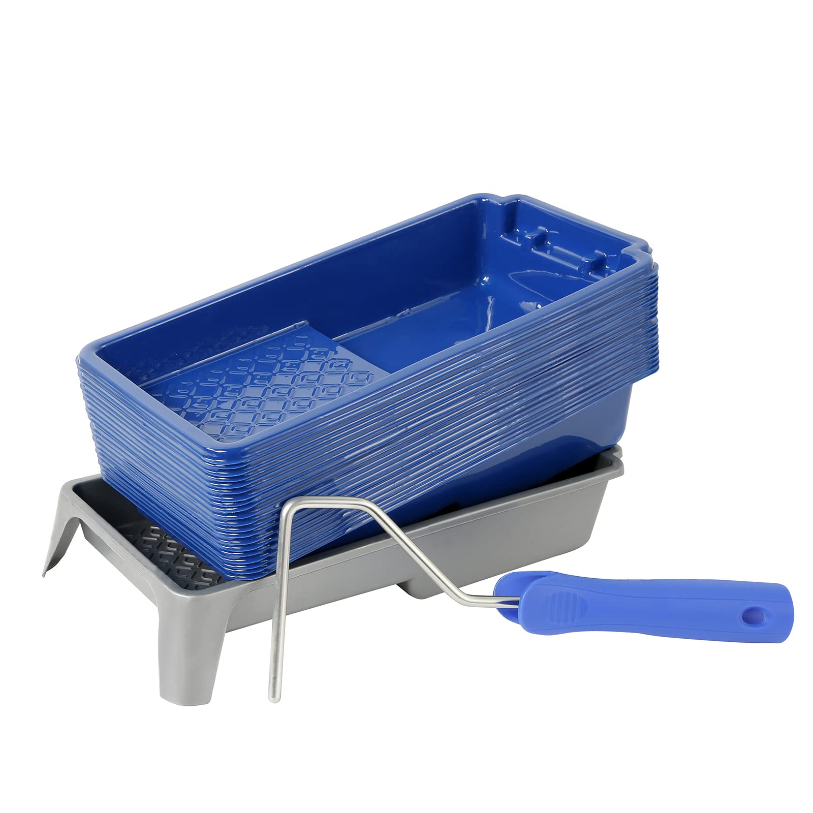 Mister Rui 4-inch paint tray showing durable thickened plastic build for even coats.