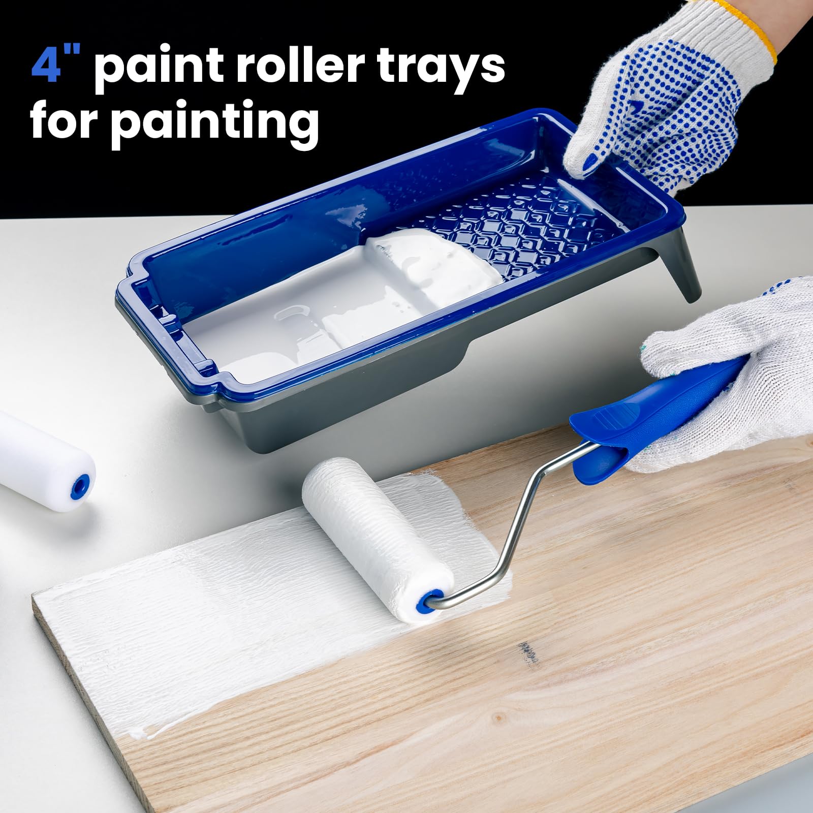 Mister Rui disposable paint tray liners 15-pack simplify cleanup and prevent residue buildup.