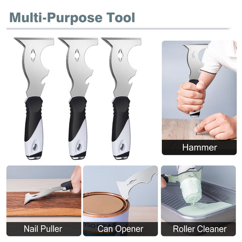 Mister Rui ergonomic PP and TPR handle provides comfortable grip during extended use