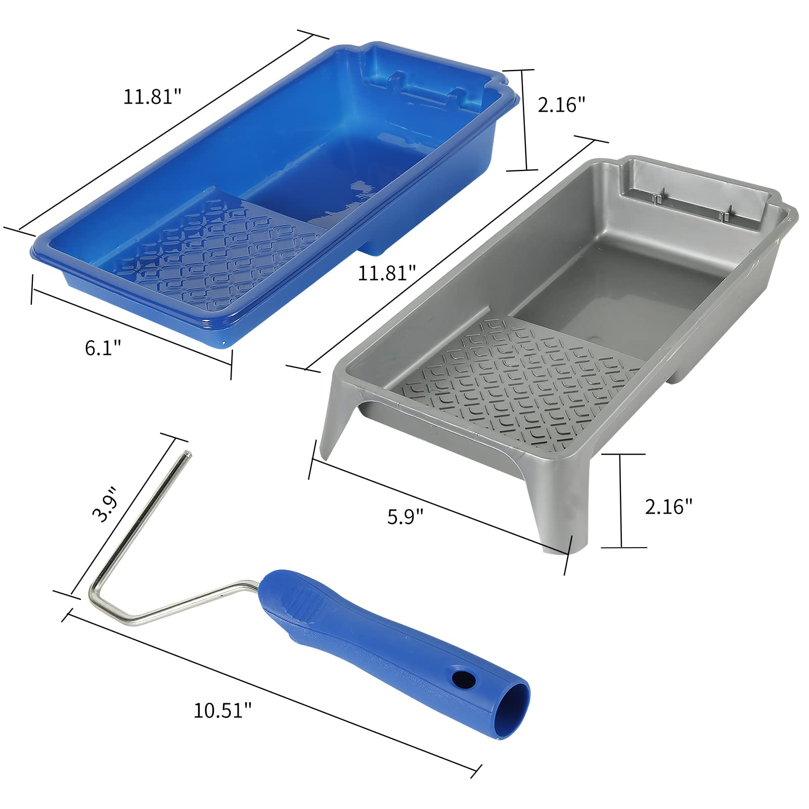 Mister Rui gray reusable tray with smooth surface for repeated jobs.