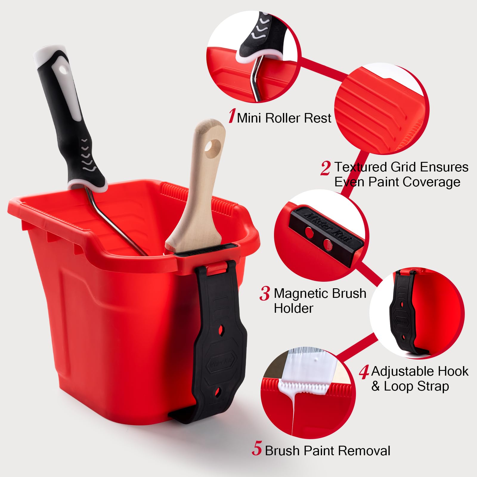 Mister Rui Magnetic Brush Holder secures tools for faster touch-ups