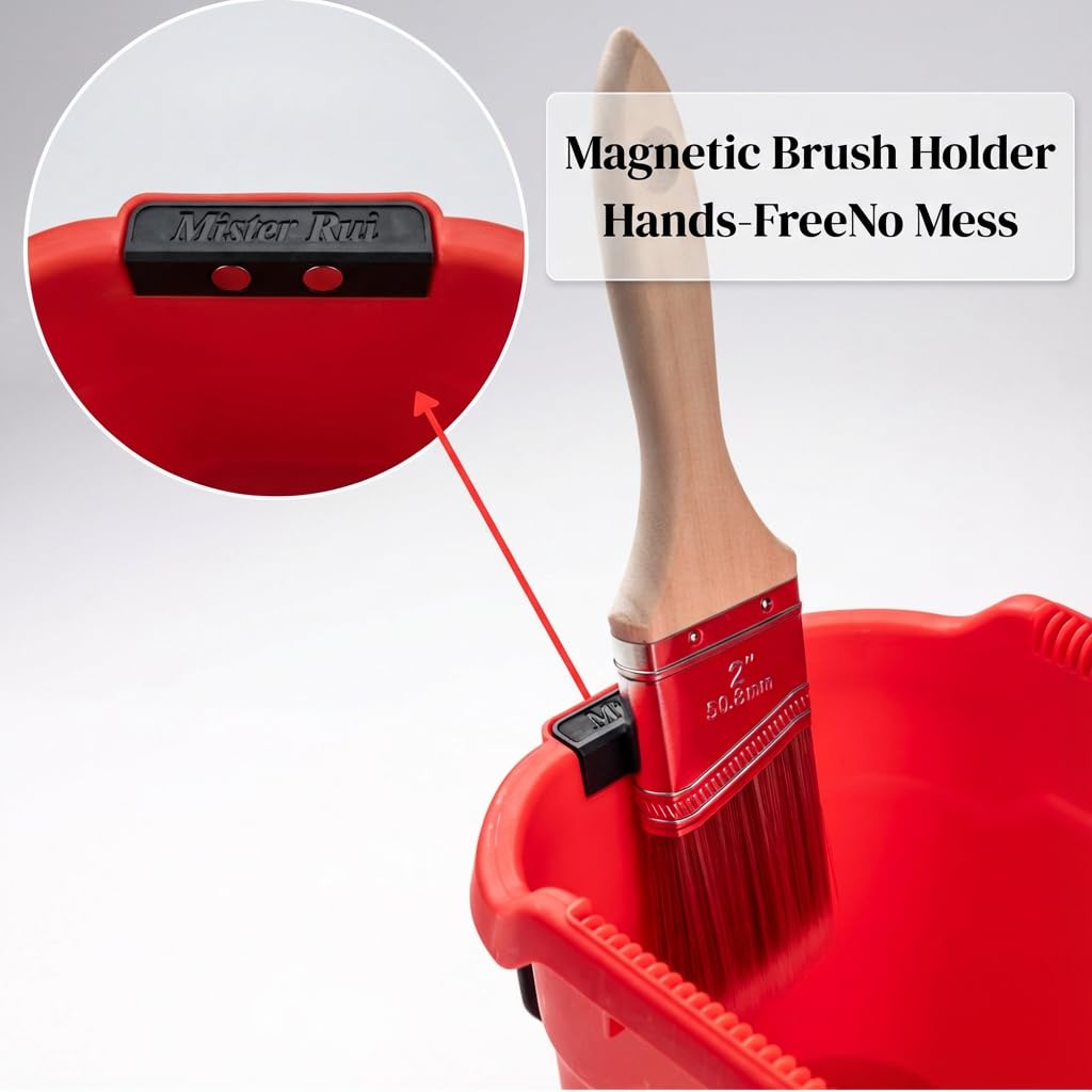 Mister Rui magnetic holder keeps tools organized while you paint
