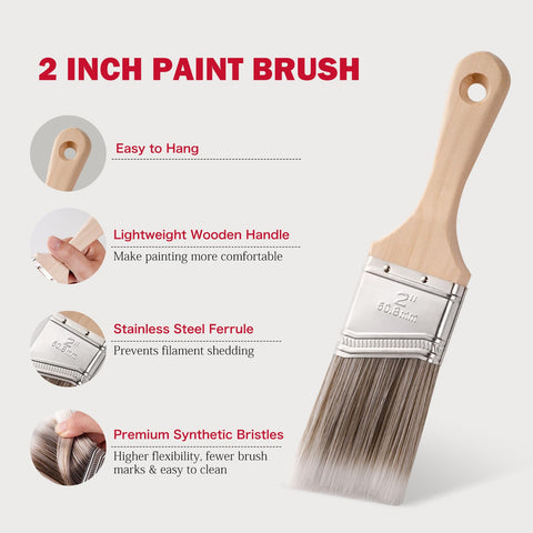 Mister Rui 2-inch brush enables precise trimming and detailing