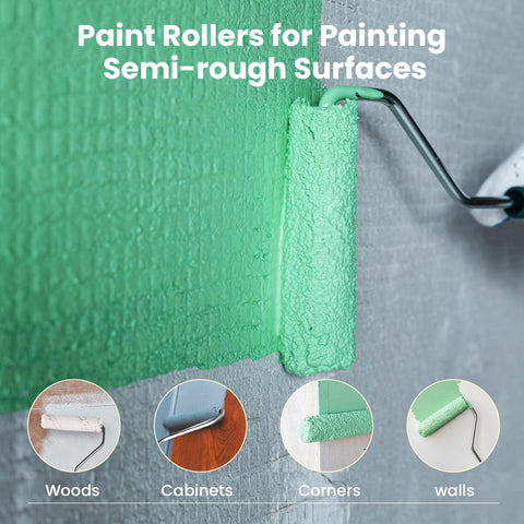 Mister Rui roller frame kit included provides sturdy grip during painting.