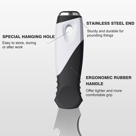 Mister Rui stainless steel blade ensures durability for long-lasting paint and putty work