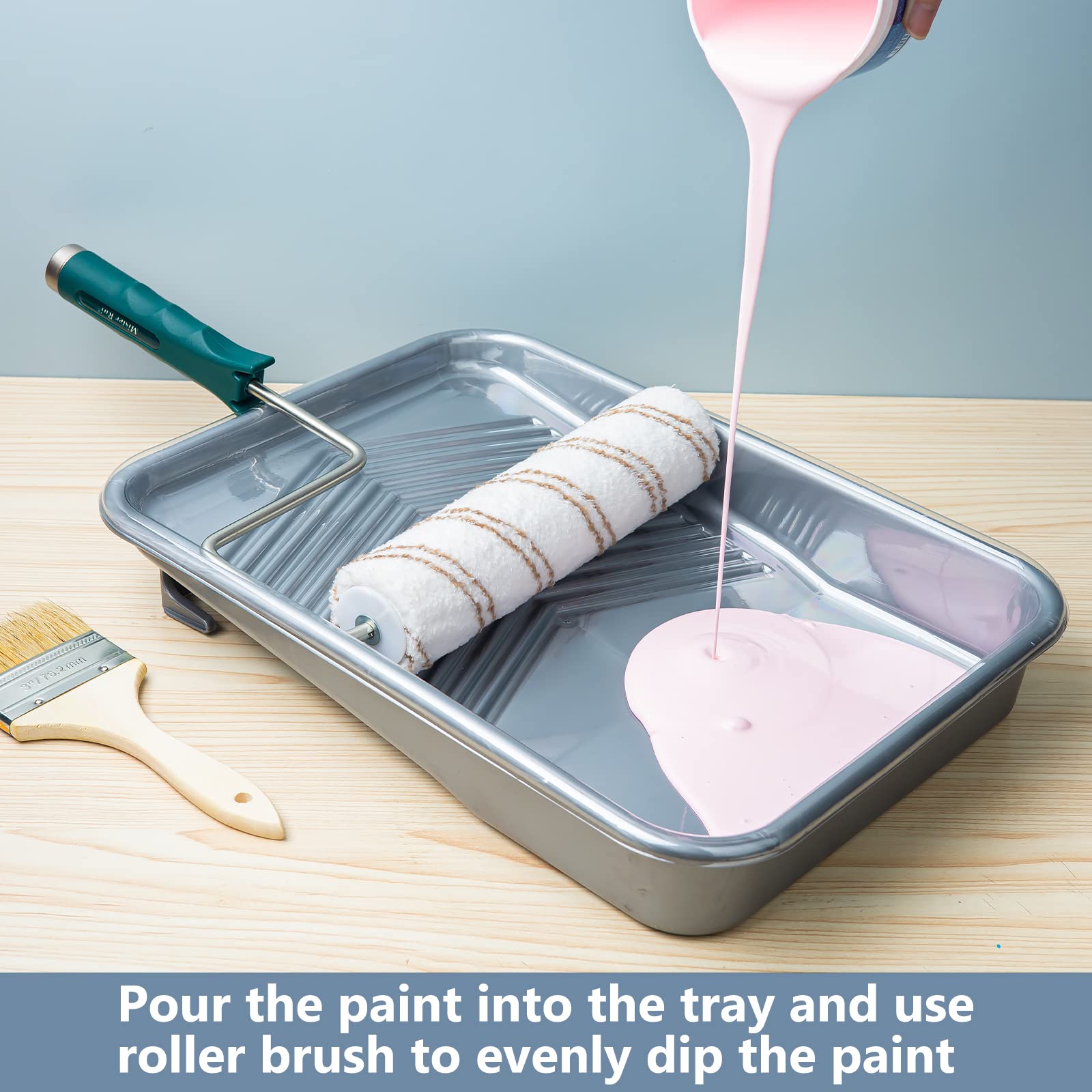 Mister Rui sturdy tray-liner supports quick changes and clean workspace.