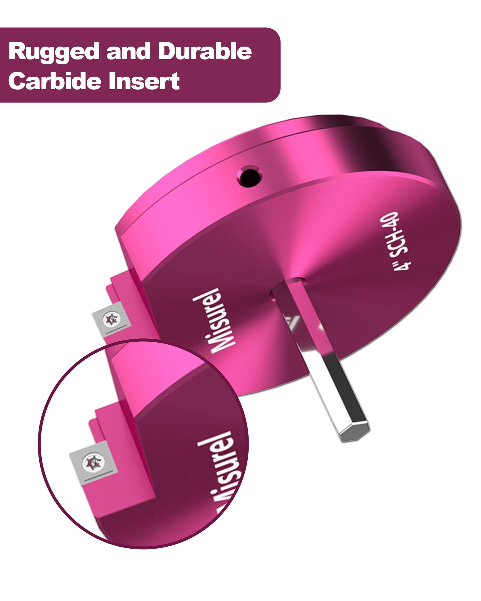 Misurel CNC aluminum body resists rust and corrosion
