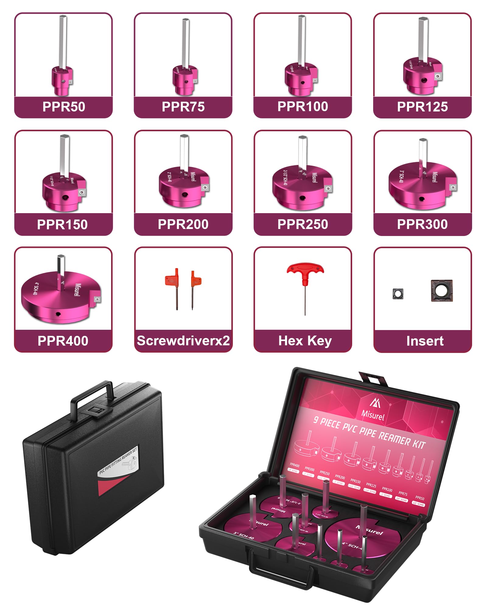 Misurel carrying case keeps tools organized for easy transport