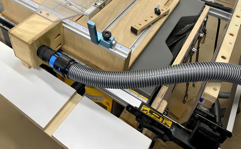 MITENSLE air-relief valve demonstrates suction control for dust collection