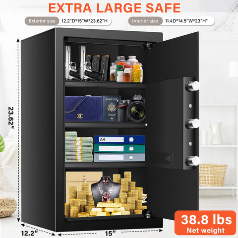 Mitlvge safe box with digital keypad enabling quick, secure access