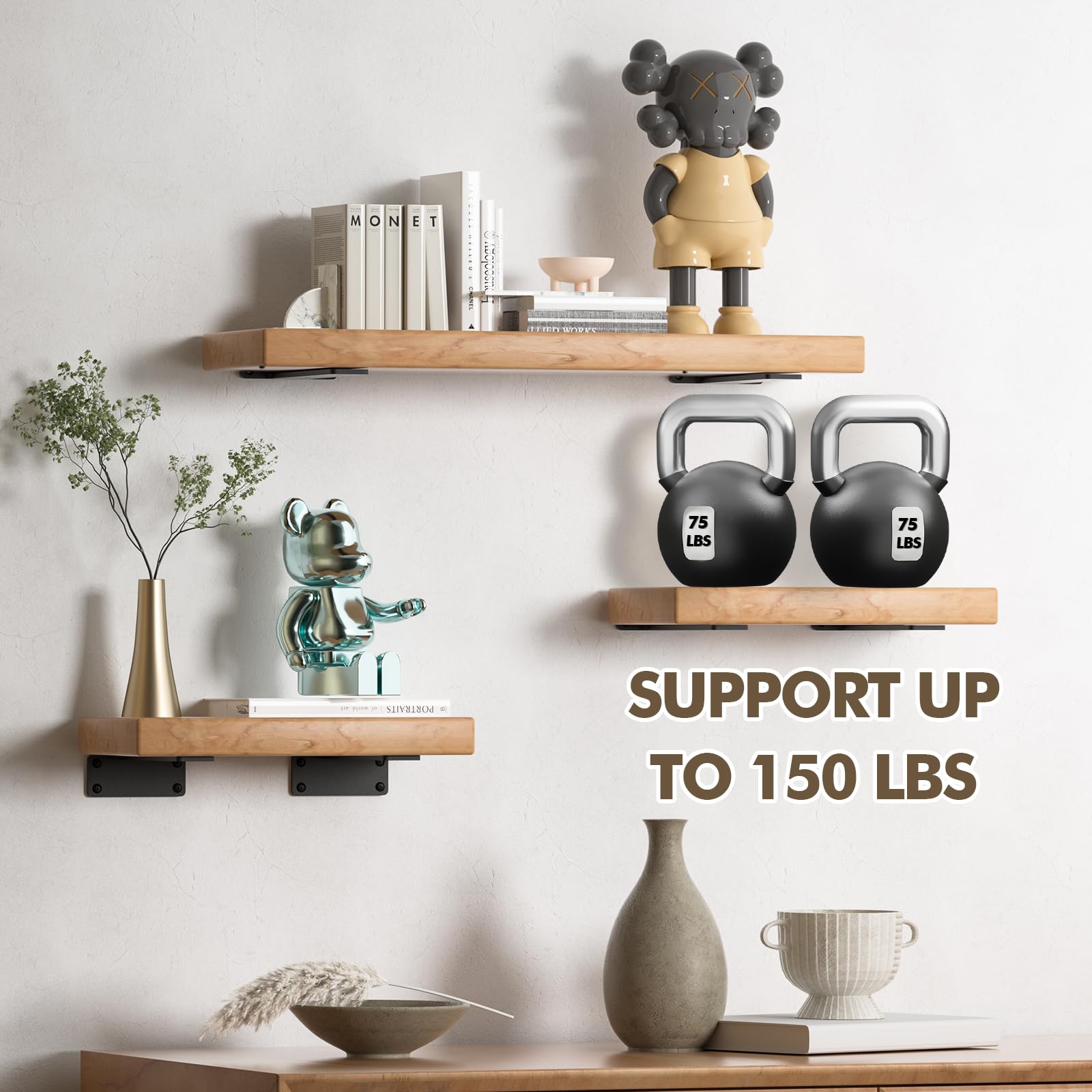 MIUGO hidden-design wall-mount bracket mounted for a clean floating look.
