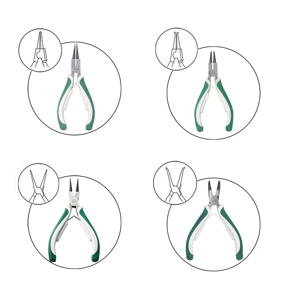 Miular internal straight jaw pliers for precise gripping of internal rings.